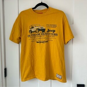 Jeep Yellow Short Sleeve Graphic Tee